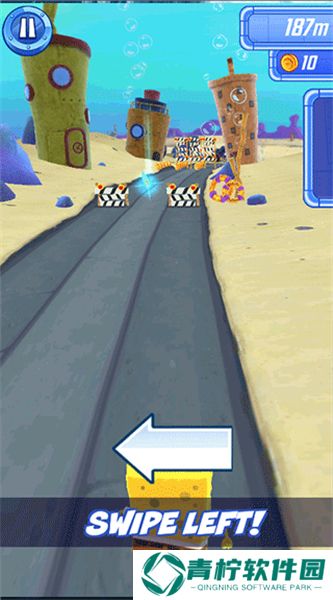 海绵宝宝跑跑海绵